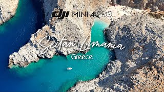 Seitan Limania Beach  Crete  Greece 2024  Drone  4K [upl. by Anairol]