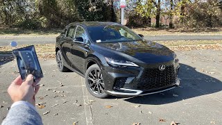 2024 Lexus RX 350 F Sport Start Up Test Drive Walkaround POV and Review [upl. by Nairod]