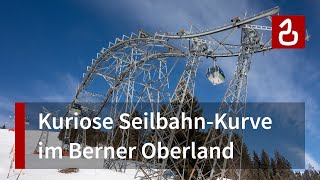 Die KurvenSeilbahn Rellerli in Schönried  Gstaad Rellerlibahn [upl. by Maegan4]