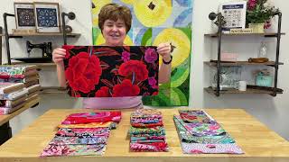 Kaffe Fassett Seed Packets Red Quilt Kit [upl. by Ogren]