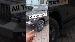 Special AT tyres for Automatic Thar🤔🤪 [upl. by Acinorehs]