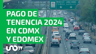 Pago de tenencia 2024 en CDMX y Edomex exentos y todo lo que debes saber del trámite [upl. by Akinuahs]