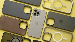 The BEST Cases For The Natural Titanium iPhone 15 Pro Max [upl. by Elsinore721]