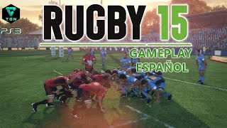 Rugby 15 Gameplay Español PS3 [upl. by Hsirahc]