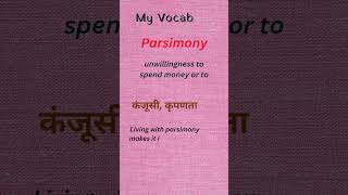 Meaning of parsimony [upl. by Anreval509]