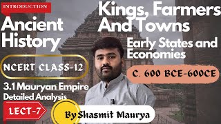 Class12 NCERT Kings Farmers and Towns An Early Empire Mauryan Empire Part 7  Board Exam2025 [upl. by Demmer455]