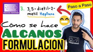 ✅ALCANOS Formulación Ejercicios 𝙀𝙭𝙥𝙡𝙞𝙘𝙖𝙙𝙤 𝙚𝙣 6 𝙢𝙞𝙣𝙪𝙩𝙤𝙨😎​🫵​💯​ Química Orgánica [upl. by Barbarese]