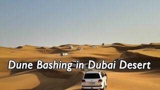 Dune Bashing on Desert Safari in Dubai Desert [upl. by Malissa]