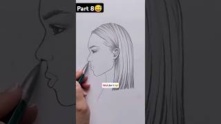 girl face😂part 8😂 shorts drawing artist funny art ytshorts clips sketch shortsfeed [upl. by Adnohsek]