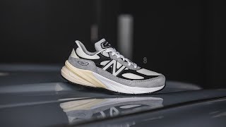 New Balance 990 V6 quotGrey  Blackquot U990TG6 Review amp OnFeet [upl. by Gerstein37]