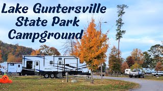 Lake Guntersville State Park Campground Drive Through amp Aerial Views Guntersville Alabama [upl. by Sinnod604]