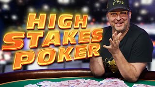 Crazy Cash Game with Phil Hellmuth  High Stakes Poker E10 [upl. by Howlond603]