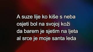 Lapsus Band  Santa leda Lyrics video  Dzenan Lyrics [upl. by Sekoorb]