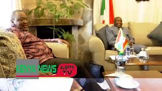 FORMER PRESIDENT UHURU KENYATTA MAKES A SUPRISE VISIT TO RUTOS OFFICE [upl. by Enilemme]