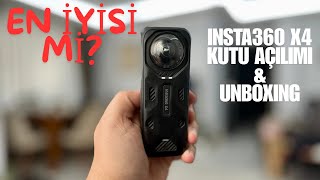 İNSTA360 X4 KUTU AÇILIŞI VE KUTU İÇERİĞİ  Unboxing [upl. by Ulah]