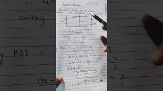 Numerical Question of Kirchhoffs Current Law  shortsvideo iitjee physics [upl. by Littlejohn]