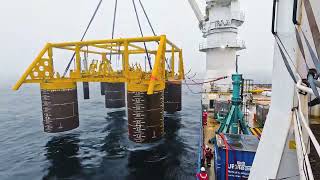 Dvalin North subsea template installation [upl. by Alyehs]