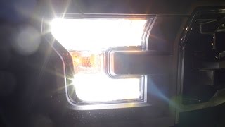 How to install LED Headlight Bulbs 201520 Ford F150 CREE LED Headlights [upl. by Kimitri5]