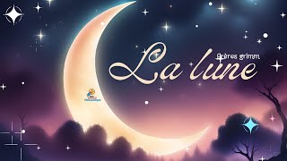 La lune  Frères Grimm  Histoire audio pour les enfants   Fiche de lecture  French Story [upl. by Artemis]