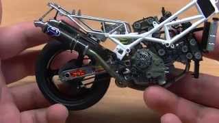 Assemblage Tamiya Ducati 888 partie 7 Build プラスチックモデル タミヤ [upl. by Torrie701]