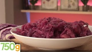 Recette de Compotée de chou rouge aux pommes  750g [upl. by Bettzel]