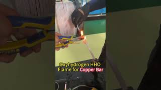 Okay Energy HHO Oxyhydrogen Flame for Transformer Copper Bar Welding Brazing [upl. by Adierf]