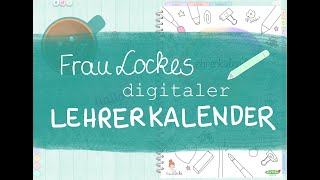 Frau Lockes digitaler Lehrerkalender [upl. by Nomead]