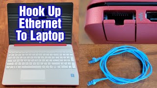 How To Hook Up Ethernet Into HP Laptop And Router [upl. by Direj625]