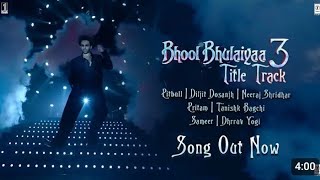 Bhool Bhulaiyaa 3 Title Track Kartik A pitbull Diljit Neeraj Tanishk Pritam  Bhushan k [upl. by Akimyt]