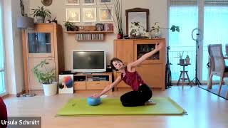 Pilates  Full Body Workout  mit kleinem Ball [upl. by Leind]