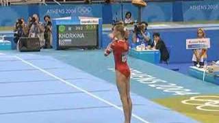 Svetlana Khorkina 2004 Olympics TF FX [upl. by Orravan]