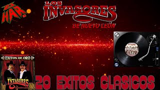 LOS INVASORES DE NUEVO LEON 20 EXITAZOS CLASICOS DE ORO LO MEJOR DE LO MEJOR DJ HAR [upl. by Amek]