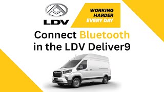 Connect Bluetooth in the LDV Deliver9 [upl. by Lethia]