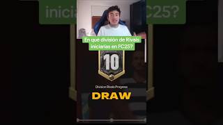 NADIE EMPEZARÁ en DIV 10 en FC25 [upl. by Fawna]