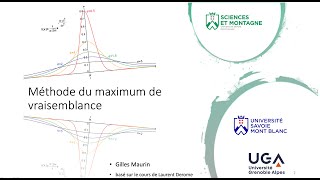 Le maximum de vraisemblance cours [upl. by Llenrrad]