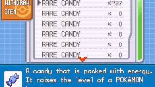 Pokemon Firered Infinite Money and Rare Candy Cheats PC [upl. by Htez571]