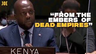 Ukraine Kenyan ambassadors incredible speech to UN [upl. by Aline642]