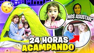 PASAMOS 24 HORAS ACAMPANDO😱😝  Hermanas JM [upl. by Ahso]