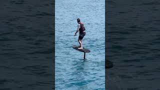 eFoiling a Fliteboard in Blue Pearl Bay Hayman Island Whitsundays [upl. by Dubenko]