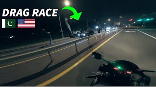 Night Drag Race In America  R6  ZMOTO [upl. by Aninad674]