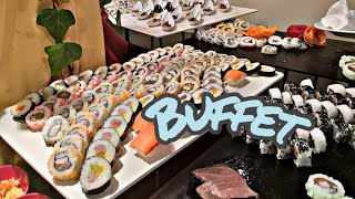 Buffett Hotel Tui Family Life Huelva  Desayuno comida y cena  Sushi  Estival Islantilla [upl. by Ferris883]