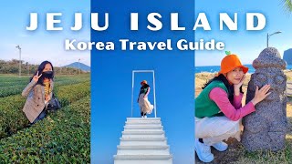 JEJU ISLAND Korea Travel Guide 2024 🍊Itinerary Landmarks Cafes Activities Things To Do  Vlog [upl. by Dinnage359]