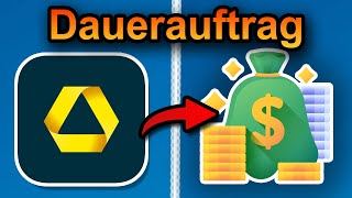 Commerzbank Dauerauftrag einrichten ändern und löschen schnell amp einfach [upl. by Notsla]