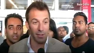 Alessandro Del Piero arrives in India says well prepared for ISL [upl. by Schriever]