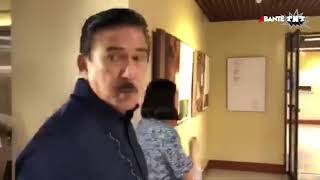 Sotto umiwas sa tanong ng media sa Pepsi Paloma articles [upl. by Orecic]