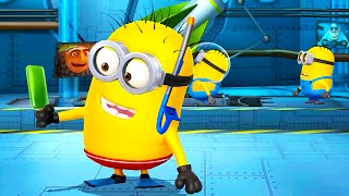 Snorkeler Minion completed levels 845846  Old Minion rush gameplay with Downtown map [upl. by Aysa84]