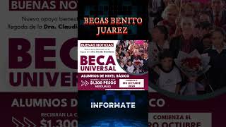 📌🎓Fecha para convocatoria de nuevo programa Beca mensual para todos los estados a partir de octubre [upl. by Renaud401]