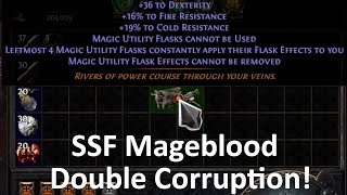 I found 2 Magebloods in SSF but will I delete one SSF Settlers League Path of Exile [upl. by Aihcropal626]