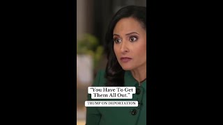 Trump suggests he will deport entire families leaving Kristen Welker stunned [upl. by Bussey]