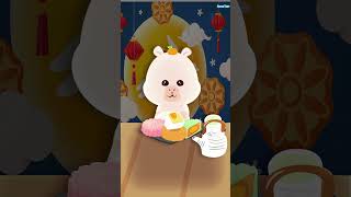 ASMR mukbang capybara animation mooncake shortvideo asmr shorts capybara mukbang mooncake [upl. by Gottwald967]